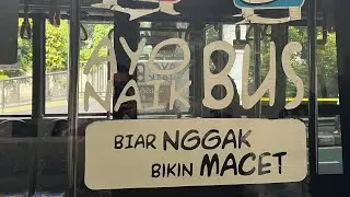 Halte Busway Widya Chandra Baru | Ayo Naik Bus Biar Ngga Bikin Macet |