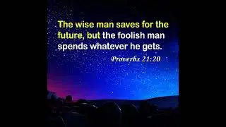 teaches the importance of financial stewardship, foresight, and disciplined saving