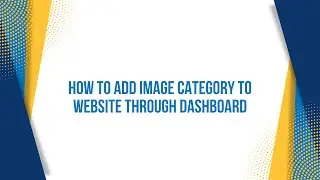 How to add image Category to website through dashboard || Social Kit