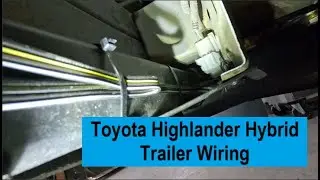 Toyota Highlander - Trailer Wiring - Does Your Highlander Have a Factory Tow Package?