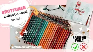 How do these budget-friendly watercolor pencils measure up??? Drawing + Painting Demo!
