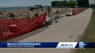 Accessible ramp gives opportunity for everyone to enjoy Bradford Beach