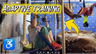 Adaptive training 💪💪💪| My adaptive training 💪| Adaptive sport ♿️💪♿️| #adaptivesports 