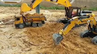 NEW EXCAVATOR CAT WORKING 1999 UPDATE, RC SOCCER ROBOT, RC JCB, RC SPAY RACING CAR, RC EXCAVATOR NEW