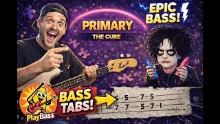 Primary – The Cure (No Bass Backing Track + Tab)