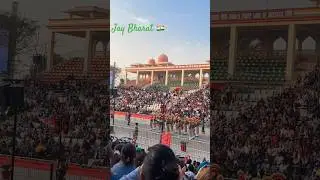 Wagah Border Ceremony #india 🇮🇳🇮🇳🇮🇳❤️❤️❤️ #shorts
