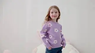 Amazon Essentials x Sofia Grainge Babies, Toddlers, and Boys' Cable Crewneck Sweater