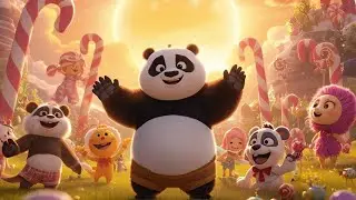 Po's Kung Fu Panda 🐼🍭 | Colourful Candy Adventure | Kids Animation Song | Fun Folk Tales | Toddlers 