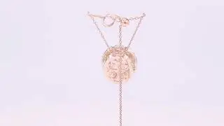 MULTI DIRECTIONAL MORGANITE AND DIAMOND PENDANT BY GEMRIZE