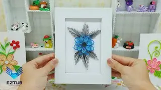 Uncommon Floral Artwork Striking Plumbago Auriculata Flower with Unusual Black Walking Iris Leaves