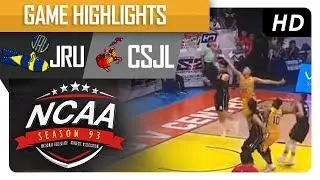 JRU vs. CSJL | NCAA 93 | MB Game Highlights | July 21, 2017