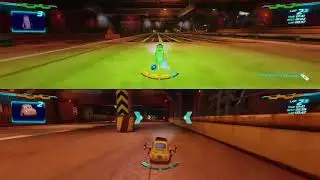Cars 2 The Video Game | Luigi Vs Guido -Mission: There&rsquo;s no place like C.H.R.O.M.E. |