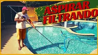 Como aspirar filtrando e abrindo os registros certos....