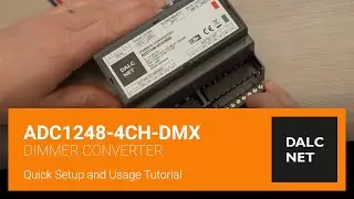 ADC1248-4CH-DMX: DALI, DMX, Modbus LED Converter - Dalcnet