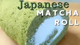 MATCHA SWISS ROLL CAKE | Easy & Beautiful Recipe