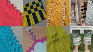 Cutwork Lace Trouser Palazzo Design Pintucks Pintex Latest Trouser Design 2021 Eid Special