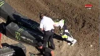 Monster Energy Cup Practice Crashes