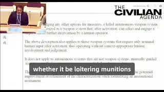 Statement at the GGE CCW Geneva on Autonomous Weapons, Ousman Noor, September 1, 2024