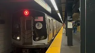 NYC Subway: R160A & R179 (M) Trains @ 57 Street (Post F/M Swap - 12/18/2025)