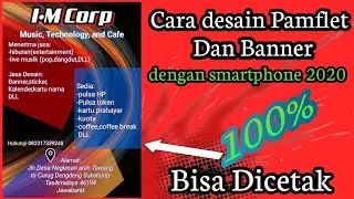 Cara desain Pamflet dan Banner di HP || Pixellab new Tutorial 2020