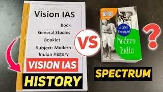 दोनों में Better कौन है?🤔 Vision IAS Modern History Notes vs Spectrum🔥| Spectrum vs Vision Notes