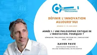L'innovation contemporaine. PCI. Année 1. Séance 6
