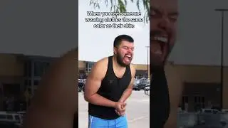 When You See Someone Wearing Clothes The Same Color As Their Skin 🤣😂 #youtubeshorts #shorts #short