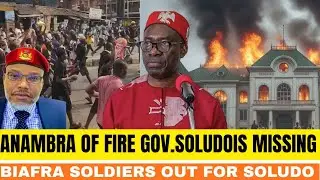 BREAKING: SOLUDO DISAPPEAR AS BIAFRA SOLDIERS MOUNT - GOVERNMENT HOUSE ON FIRE ANAMBRA IS SHAKING