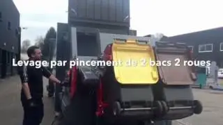 Compacteur monobloc KA - l&egrave;ve conteneur int&eacute;gr&eacute; / Compactor Monoblock, raise-container integrated