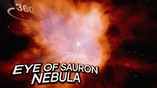Marvelous 360&deg; Voyage into the Eye of Sauron Nebula [8K]