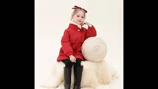 Girls Clothes Parka Coat Christmas New Year Children Plus Velvet Padded Jacket