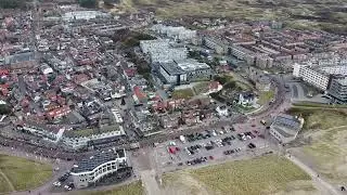 De Halve Marathon van Egmond aan Zee in vogelvlucht.