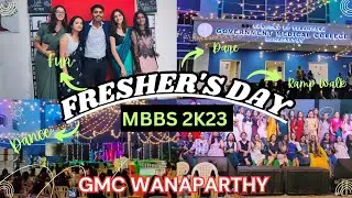 😍Freshers' Day|👨&zwj;⚕️MBBS Freshers' party|GMC WANAPARTHY🏥 ||Medico Pathan|#party #mbbs#doctor#vlog