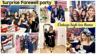 Surprise Farewell Party for Arafat vai inspired by Vintage High Tea theme 🤗 #vlogs #banglavlog #vlog