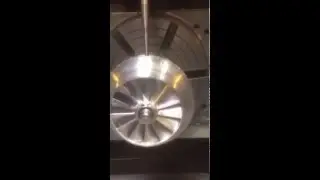 Turbo Expander Shrouded Impeller Turbine Kinner 5 axis Milling