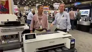 SureColor Epson F570 LIVE at Printing United - Dallas, TX