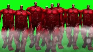 Attack On Titan Green Screen Effects [Chroma Key]