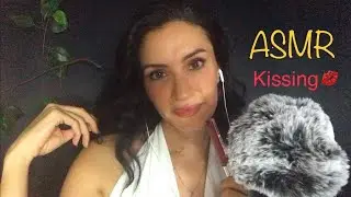 ASMR 💋Kissing Sounds💋 Mouth Sounds, Gum Chewing with Close up Whisper
