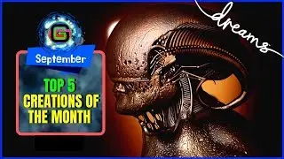 Top 5 Dreams Creations | SEPTEMBER 2019 | Dreams PS4