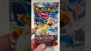 Open an #obsidianflames #pokemon pack with me 🔥