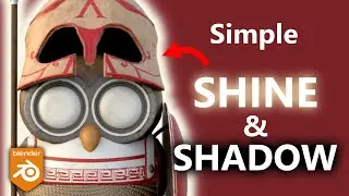 Как сделать SHINE и SHADOW в Blender