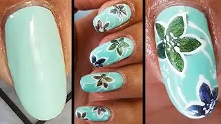 Cat Eye Flower Nails | Creative Nail Art Ideas | Nail Art Tutorial | Nailicious
