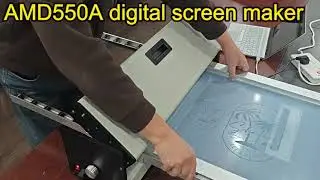 AMD550A digital screen maker fast way make sreen plates, can used for multi color screen printing.