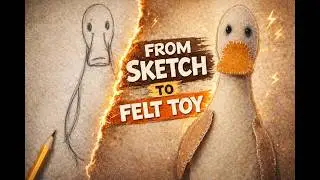 DIY Felt Duck Toy &mdash; Handmade Step by Step