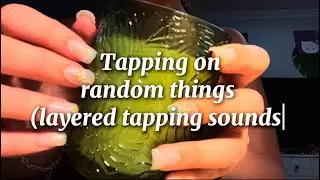 ASMR Tapping on Random Things | Layered Tapping Sounds (no mouth sounds) ✨💤
