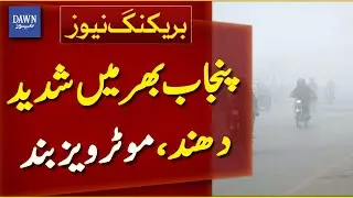 Dense Fog Across Punjab, Motorways Closed | Breaking News | Dawn News