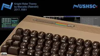 Knight Rider Theme - Marcello (Retro64) - (2017) - C64 chiptune