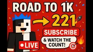 ROAD TO 1K SUBS! 🚀 LIVE COUNT (Starting from 200!)
