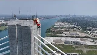 GRAND OPENING OF THE GORDIE HOWE INTERNATIONAL BRIDGE WITH SANTA CLAUS