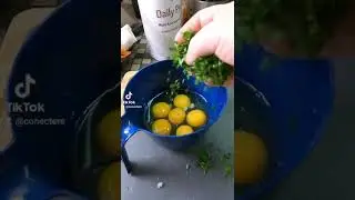 Eierschmalz aus dem Fränkischen. Eine andere Variante von Eierkuchen
